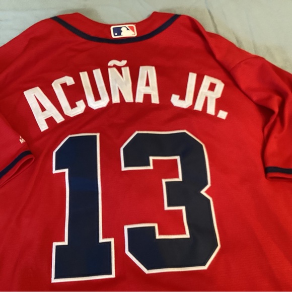 Acuna Jr., Men’s Atlanta Braves Baseball Jersey - Picture 2 of 3